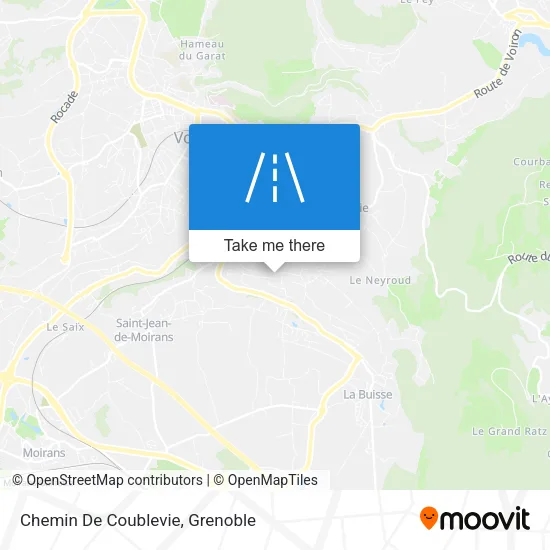 Chemin De Coublevie map