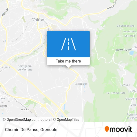 Chemin Du Pansu map
