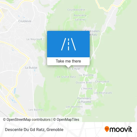 Descente Du Gd Ratz map