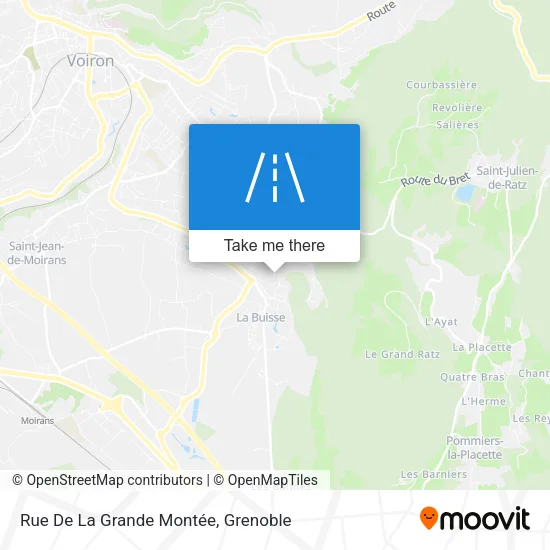 Rue De La Grande Montée map