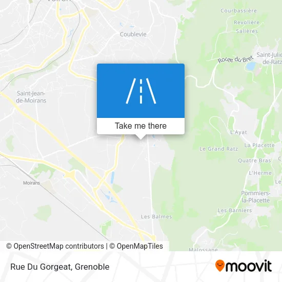 Rue Du Gorgeat map