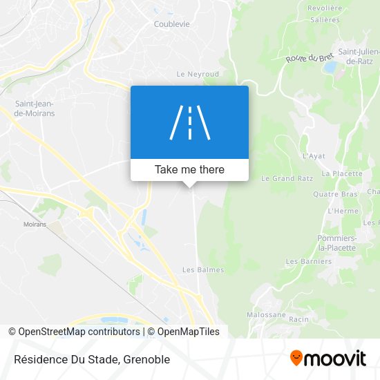 Résidence Du Stade map