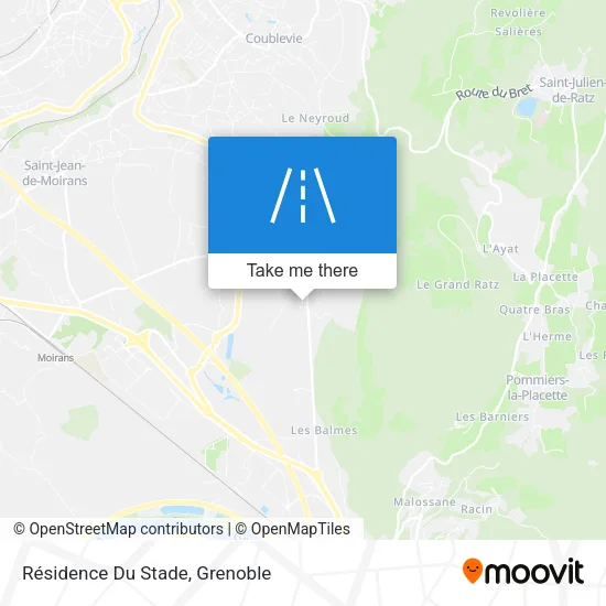 Résidence Du Stade map
