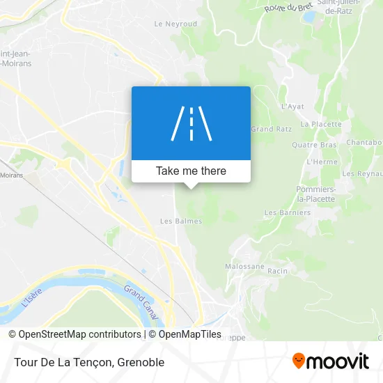 Tour De La Tençon map