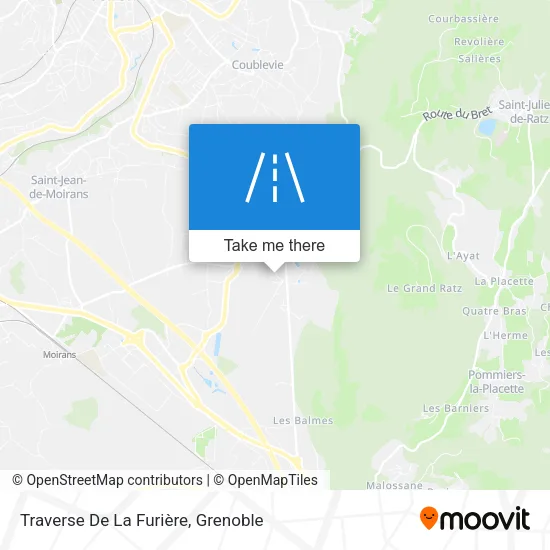 Traverse De La Furière map