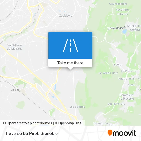 Traverse Du Pirot map
