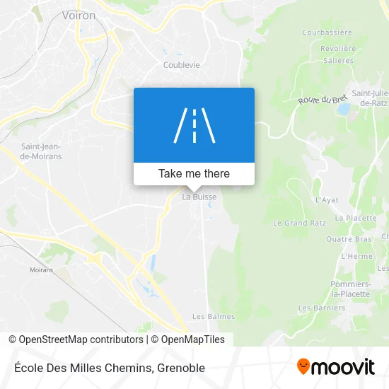 École Des Milles Chemins map
