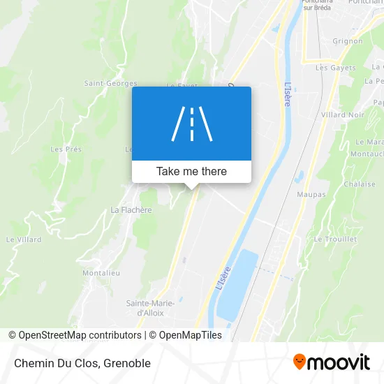 Chemin Du Clos map