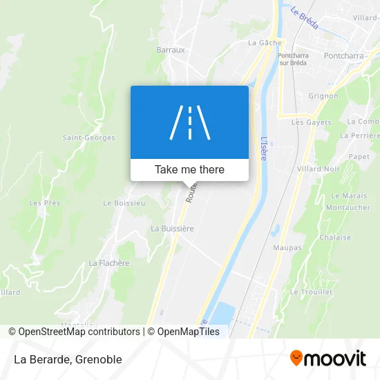 La Berarde map
