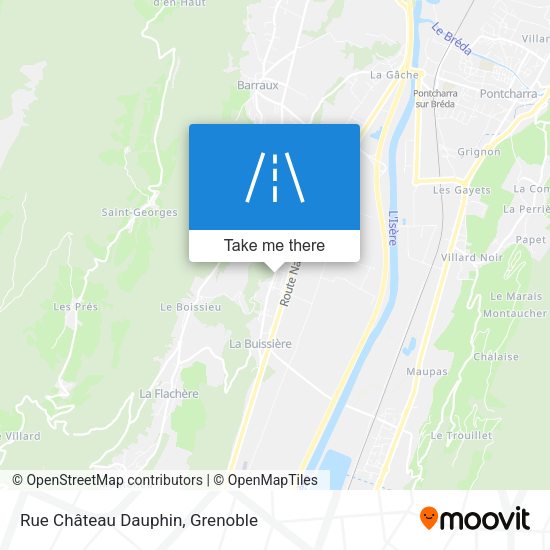 Rue Château Dauphin map