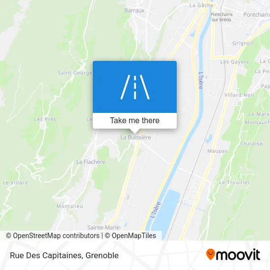 Rue Des Capitaines map