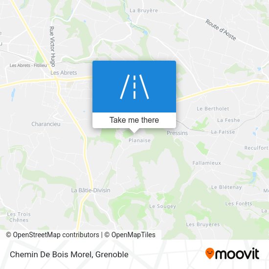 Chemin De Bois Morel map