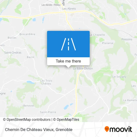 Chemin De Château Vieux map
