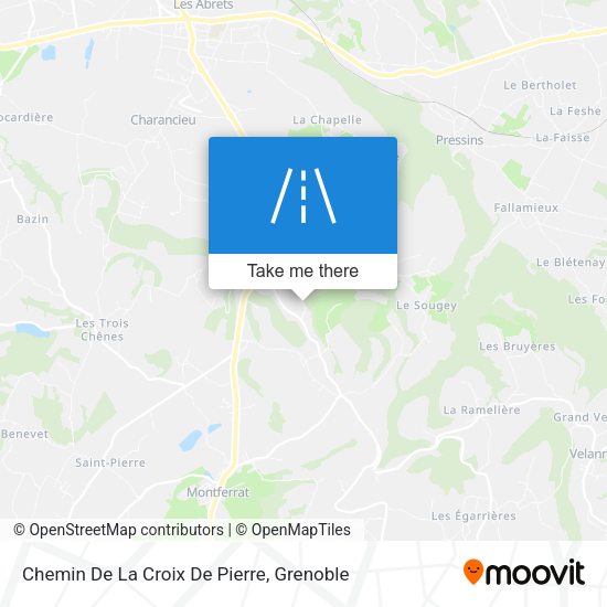 Chemin De La Croix De Pierre map