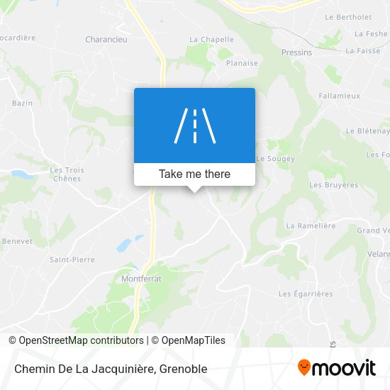 Chemin De La Jacquinière map