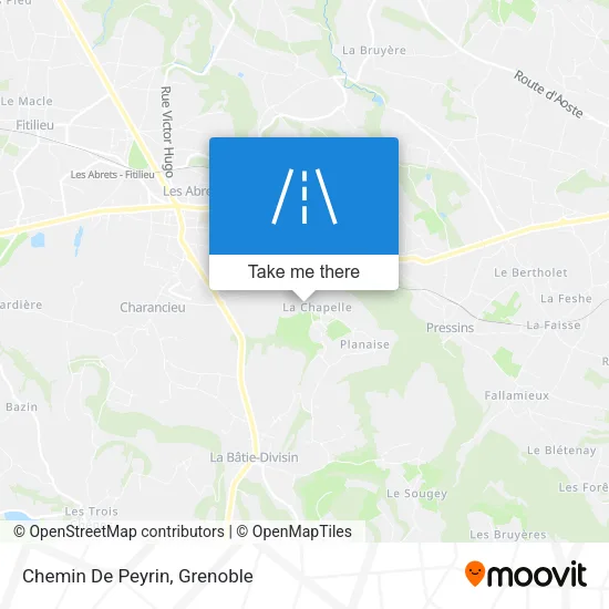 Chemin De Peyrin map