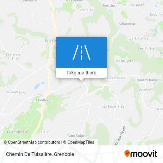 Chemin De Tuissière map