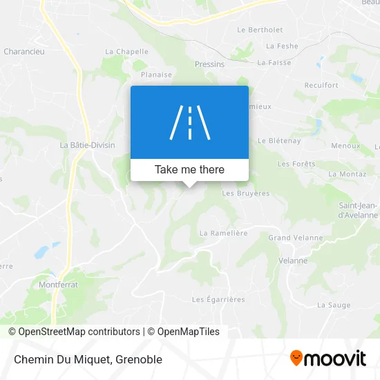 Chemin Du Miquet map