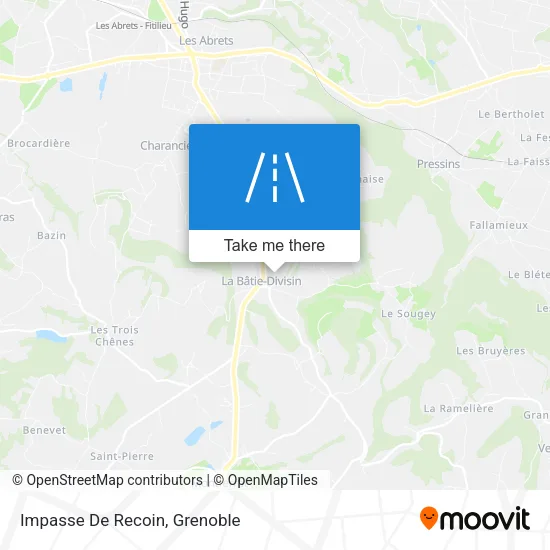 Impasse De Recoin map