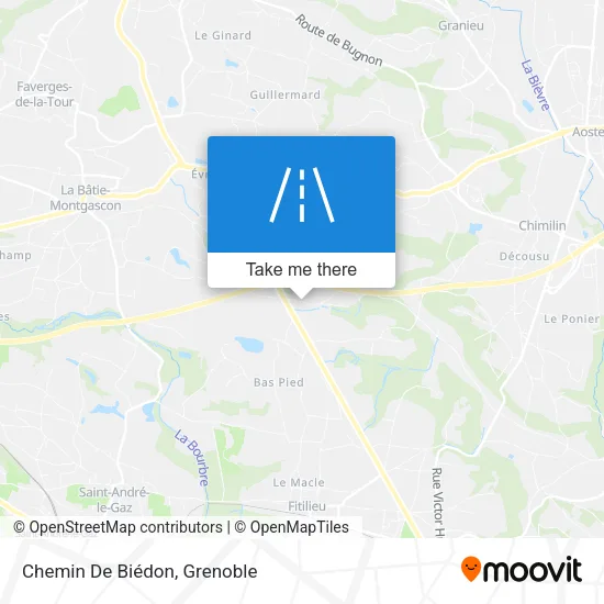 Chemin De Biédon map
