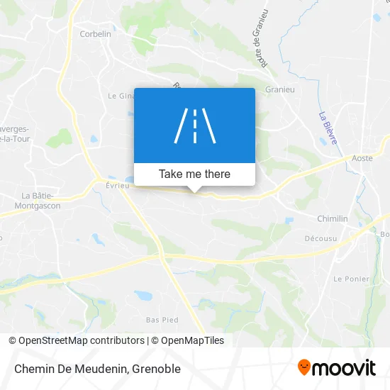 Chemin De Meudenin map