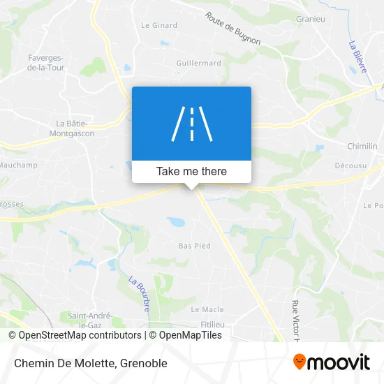 Chemin De Molette map