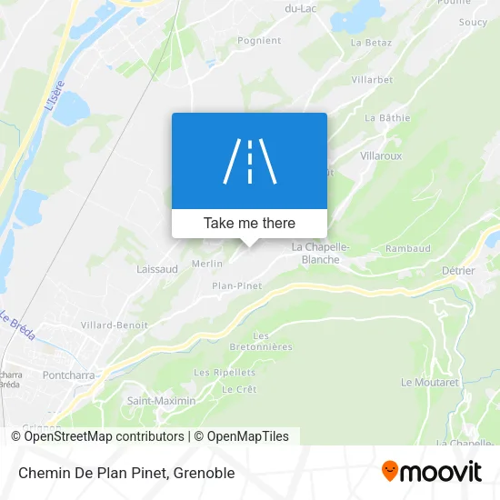 Chemin De Plan Pinet map