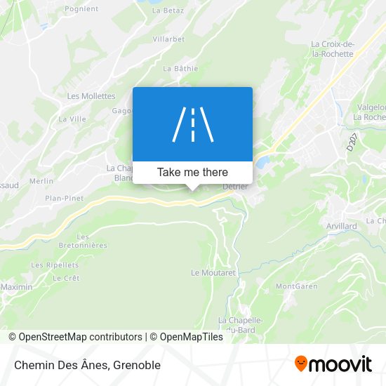 Chemin Des Ânes map