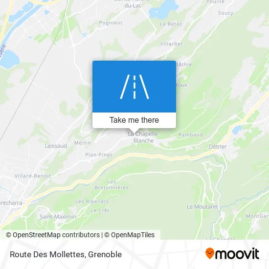 Route Des Mollettes map