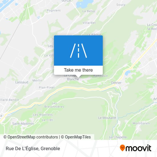 Rue De L'Église map