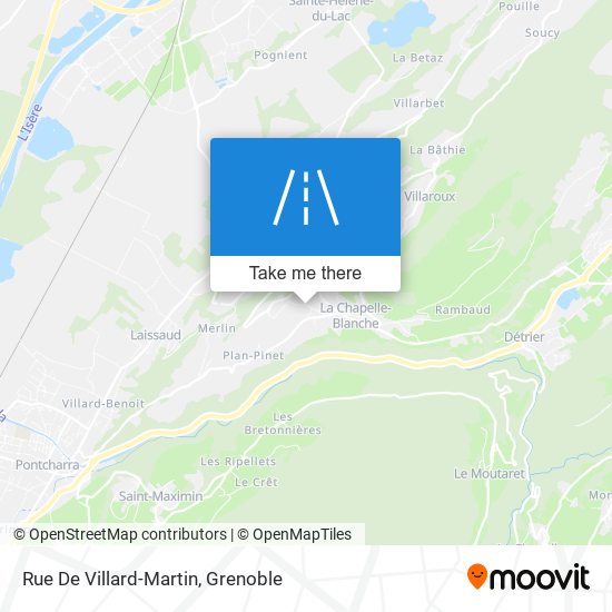 Rue De Villard-Martin map