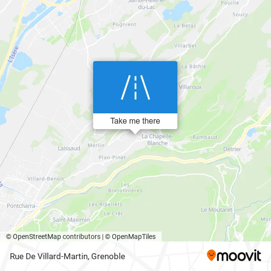 Rue De Villard-Martin map