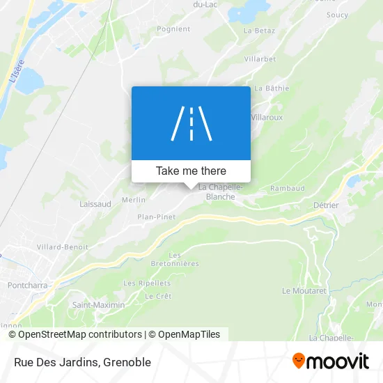Rue Des Jardins map