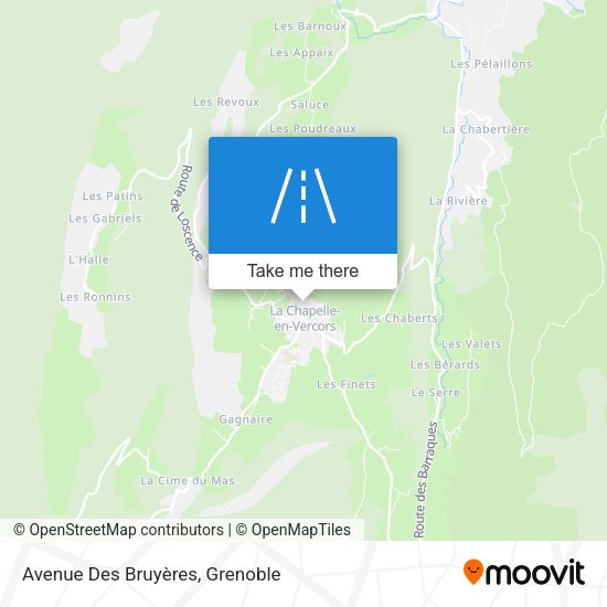 Avenue Des Bruyères map
