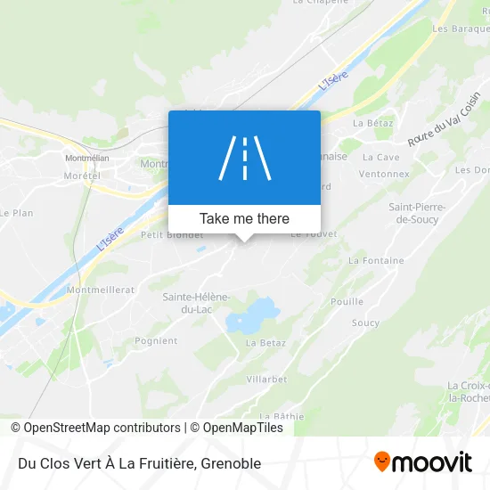 Du Clos Vert À La Fruitière map