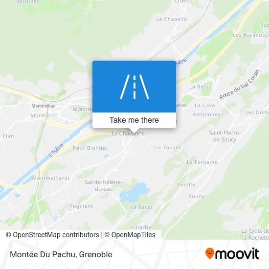 Montée Du Pachu map