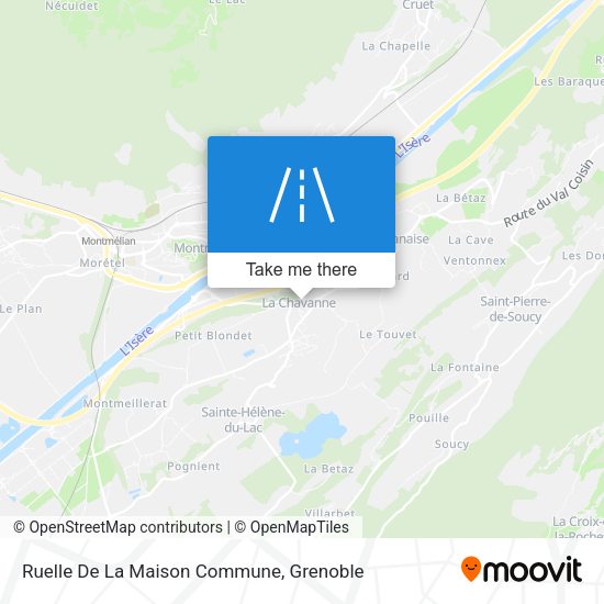 Ruelle De La Maison Commune map