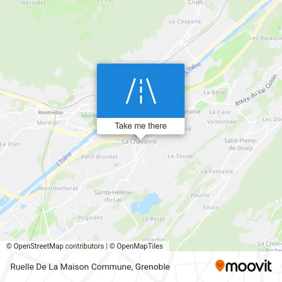 Ruelle De La Maison Commune map