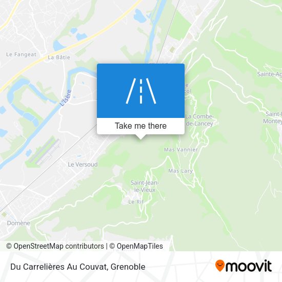 Du Carrelières Au Couvat map