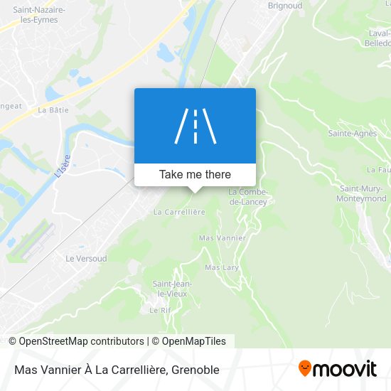 Mas Vannier À La Carrellière map
