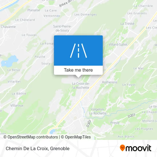 Chemin De La Croix map