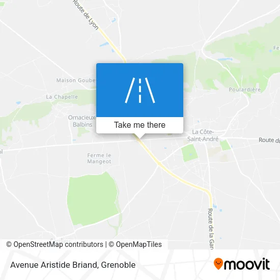 Avenue Aristide Briand map