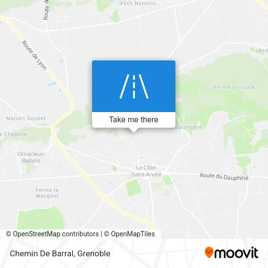 Chemin De Barral map