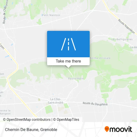 Chemin De Baune map