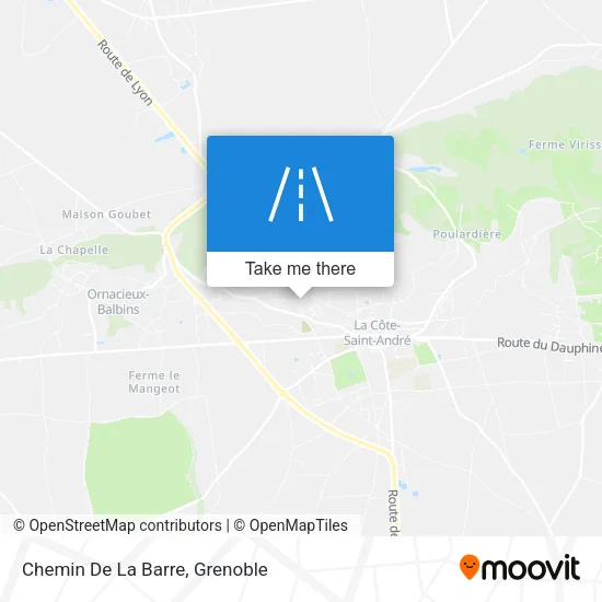 Chemin De La Barre map