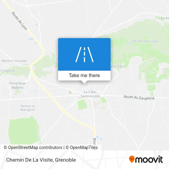 Chemin De La Visite map