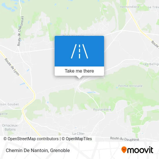 Chemin De Nantoin map