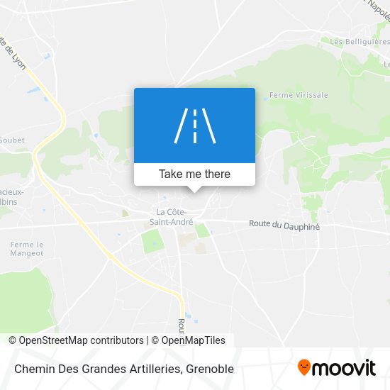 Chemin Des Grandes Artilleries map