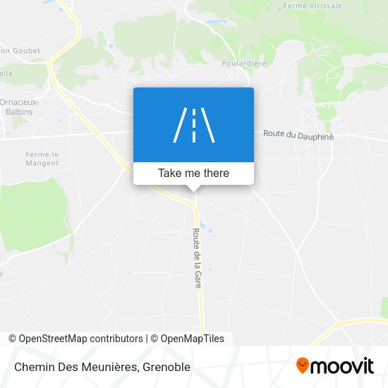 Chemin Des Meunières map
