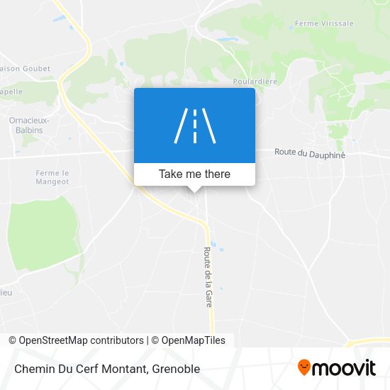 Chemin Du Cerf Montant map